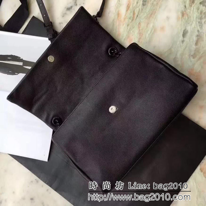 YSL聖羅蘭 海外原單  球紋皮配槍色五金單肩斜挎包 26802 YAS1010